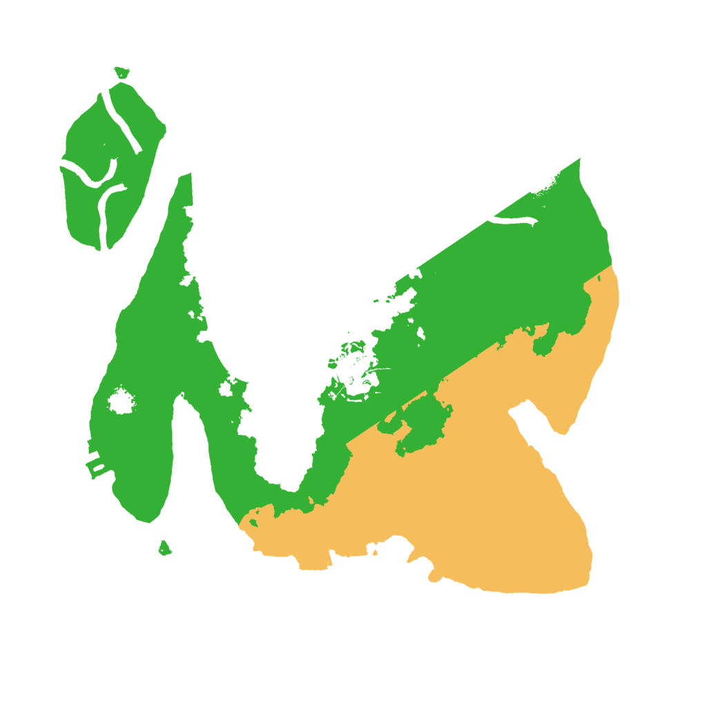 Biome Rust Map: Procedural Map, Size: 2500, Seed: 98576728