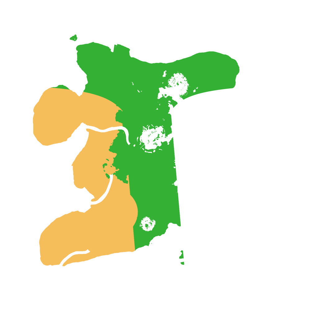 Biome Rust Map: Procedural Map, Size: 2300, Seed: 112377626
