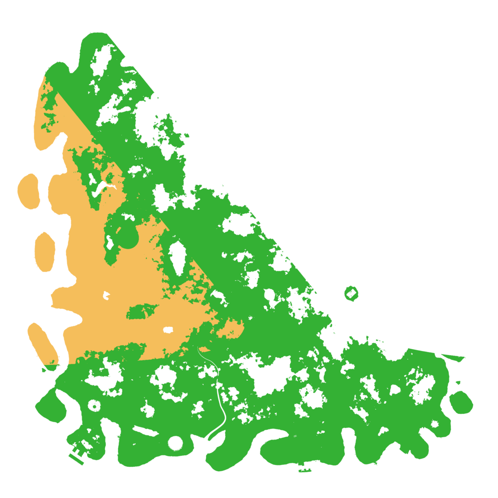 Biome Rust Map: Procedural Map, Size: 6000, Seed: 20231225