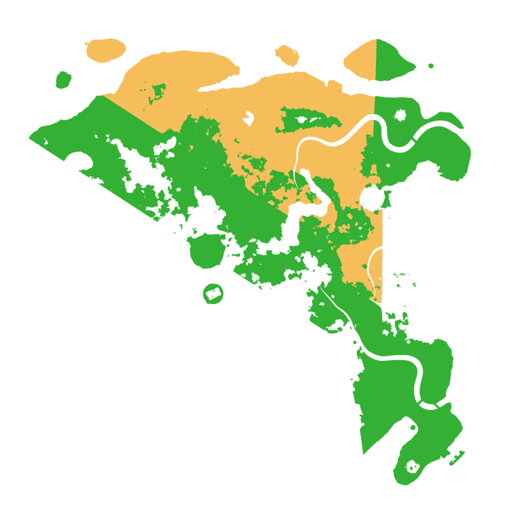 Biome Rust Map: Procedural Map, Size: 4000, Seed: 58395492