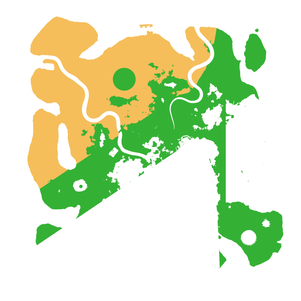 Biome Rust Map: Procedural Map, Size: 3500, Seed: 449277102