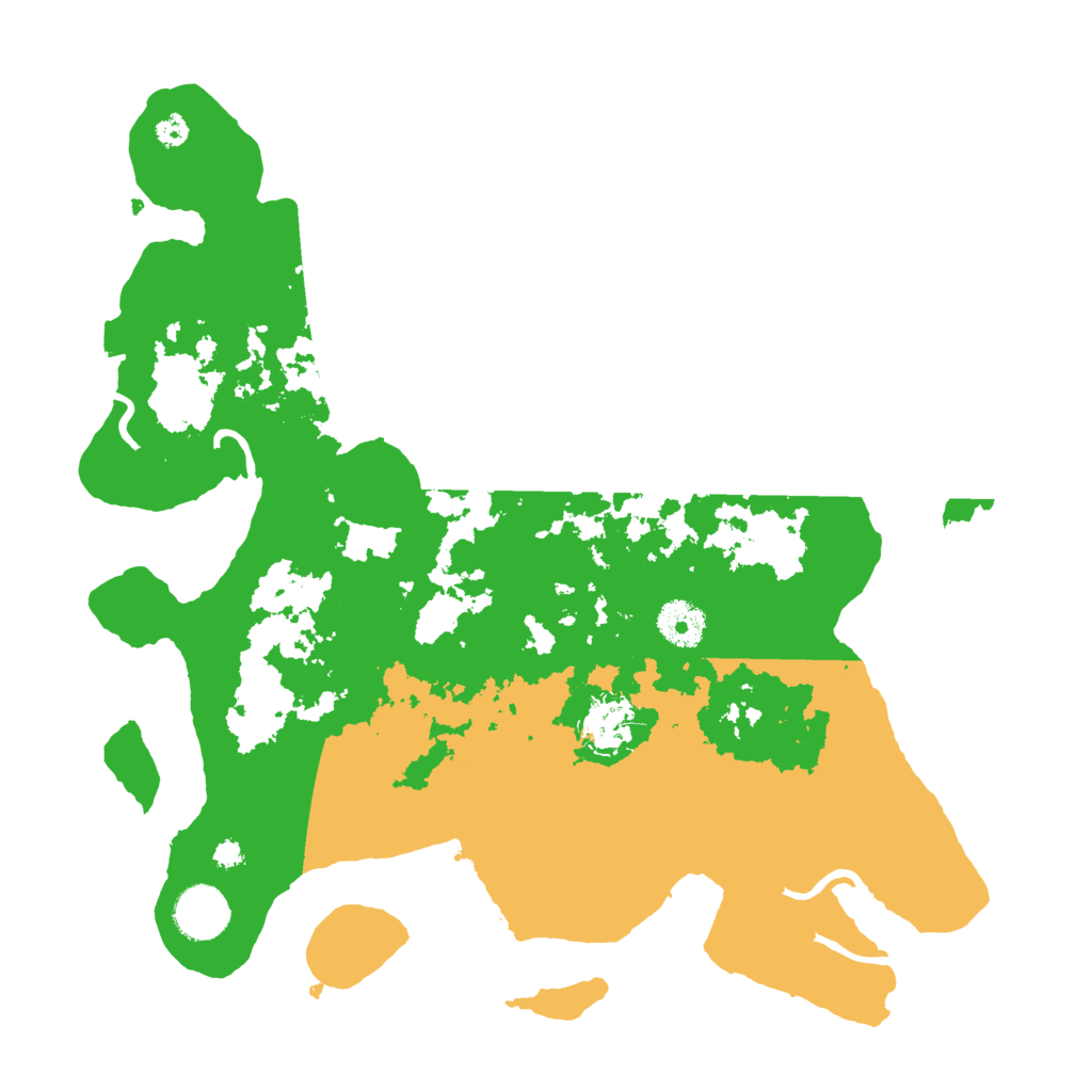 Biome Rust Map: Procedural Map, Size: 3500, Seed: 20597248