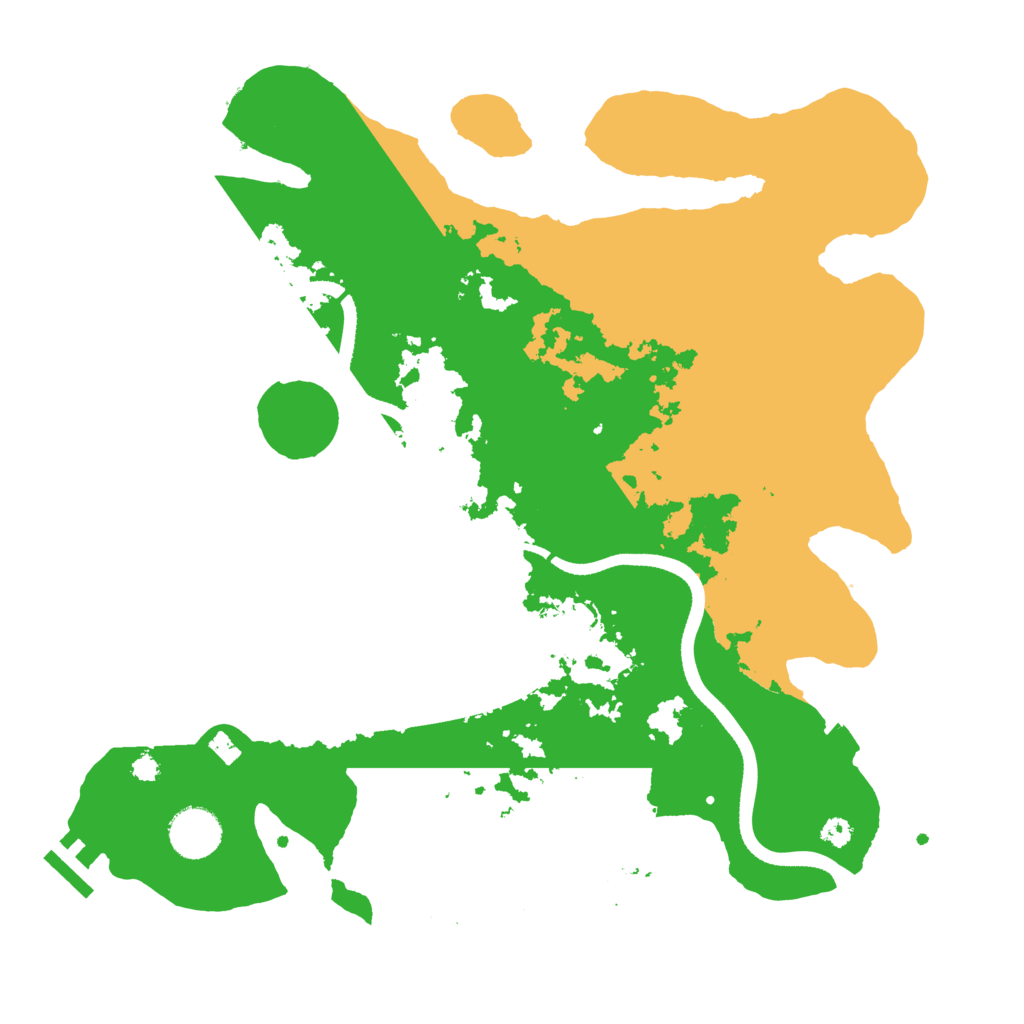 Biome Rust Map: Procedural Map, Size: 3500, Seed: 333326712