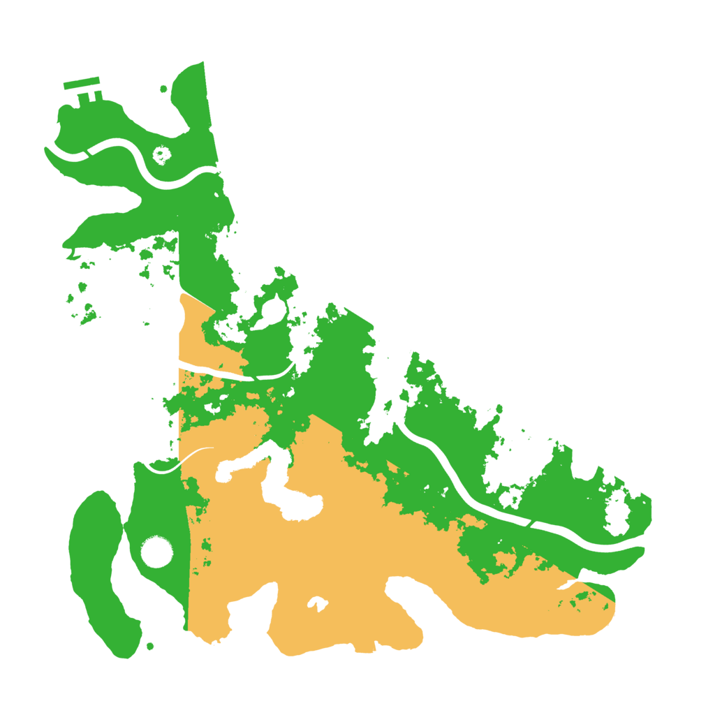 Biome Rust Map: Procedural Map, Size: 4000, Seed: 54285