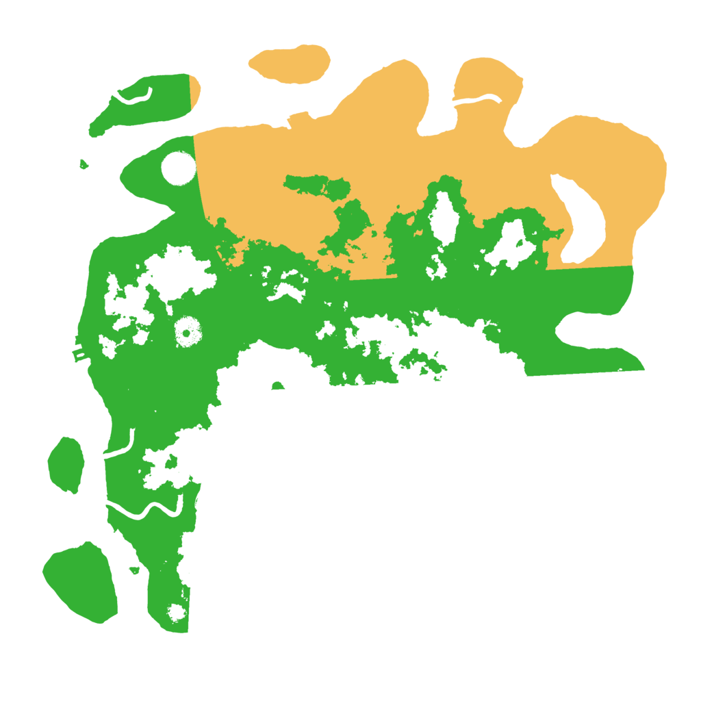 Biome Rust Map: Procedural Map, Size: 3700, Seed: 8192331