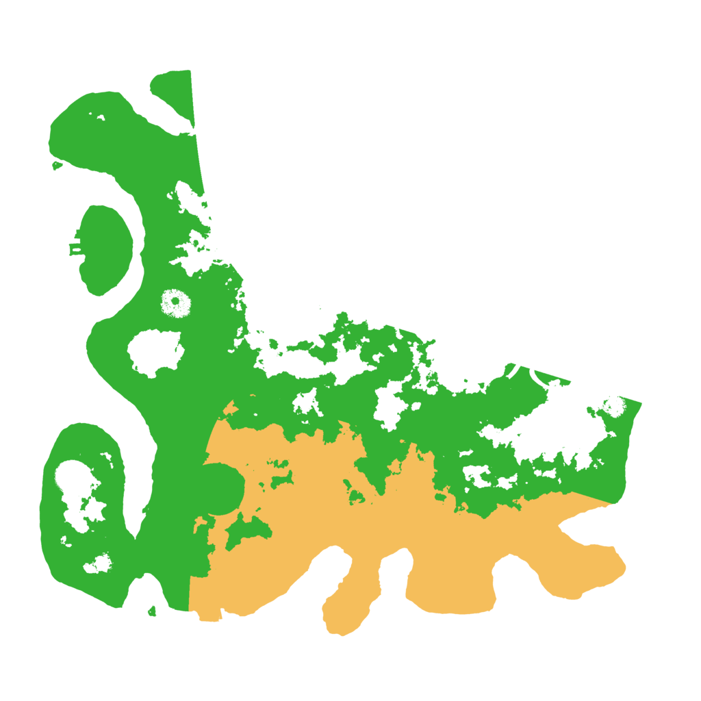 Biome Rust Map: Procedural Map, Size: 3600, Seed: 22612