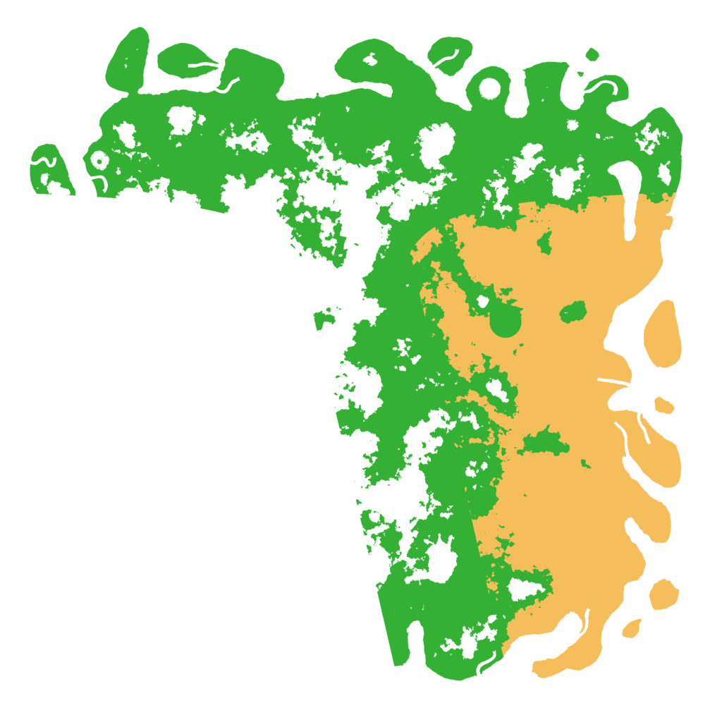 Biome Rust Map: Procedural Map, Size: 6000, Seed: 1541198775