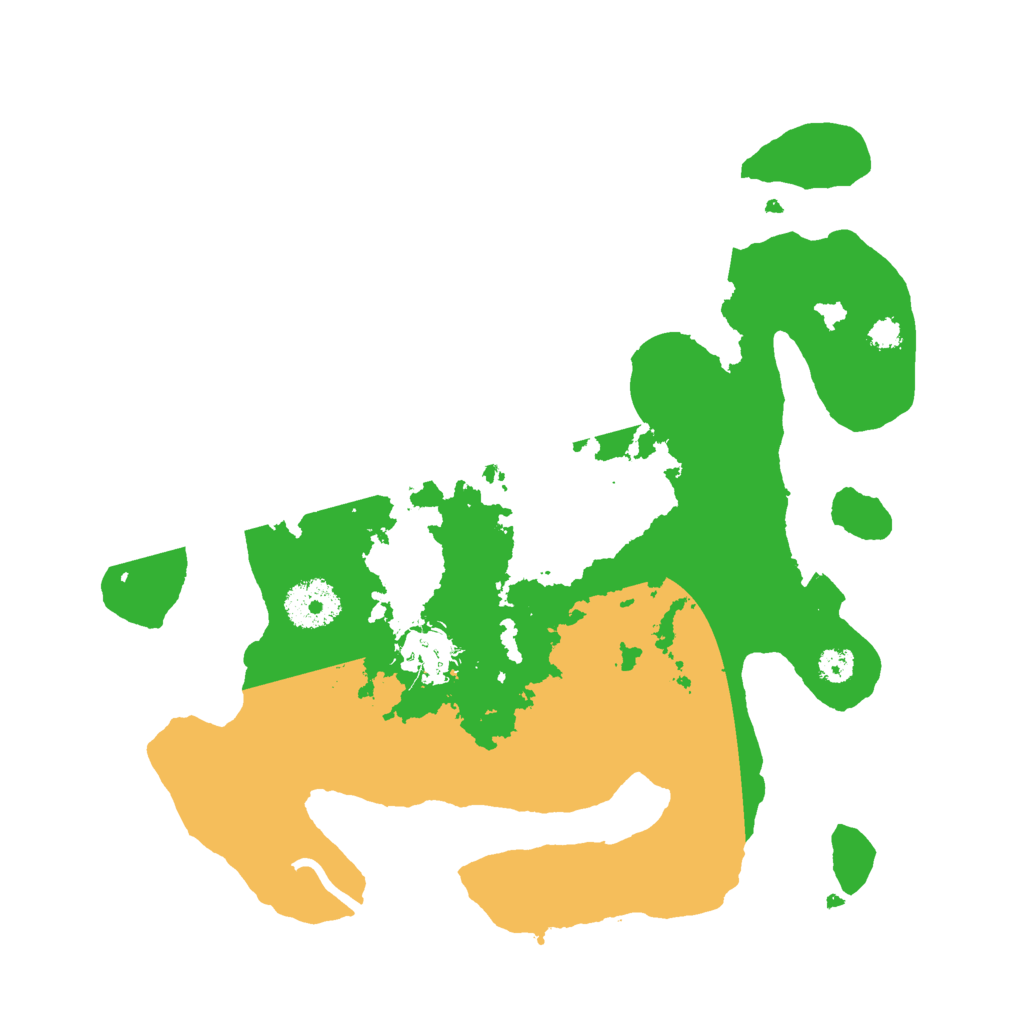 Biome Rust Map: Procedural Map, Size: 3000, Seed: 7326