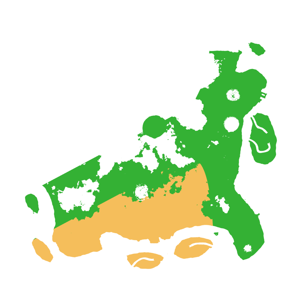 Biome Rust Map: Procedural Map, Size: 3500, Seed: 1658798912