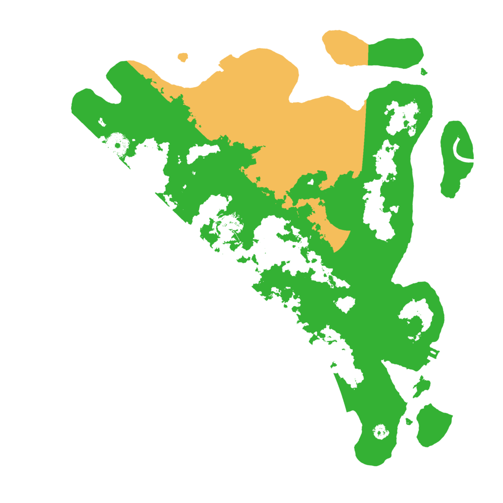 Biome Rust Map: Procedural Map, Size: 3500, Seed: 243231227