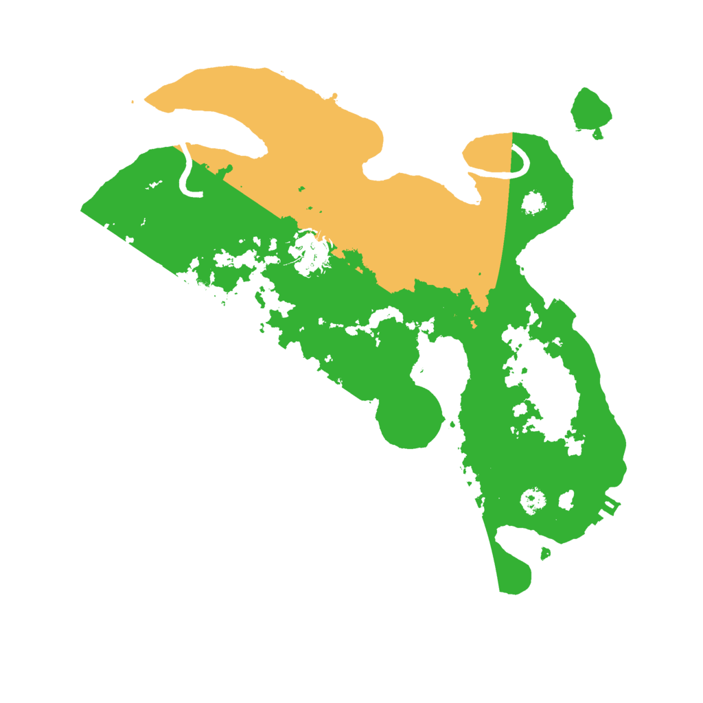 Biome Rust Map: Procedural Map, Size: 2900, Seed: 3900
