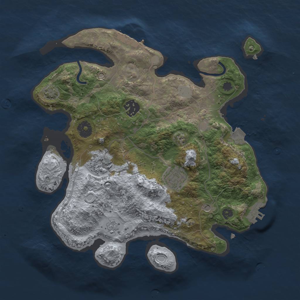 Rust Map: Procedural Map, Size: 2900, Seed: 3900, 11 Monuments