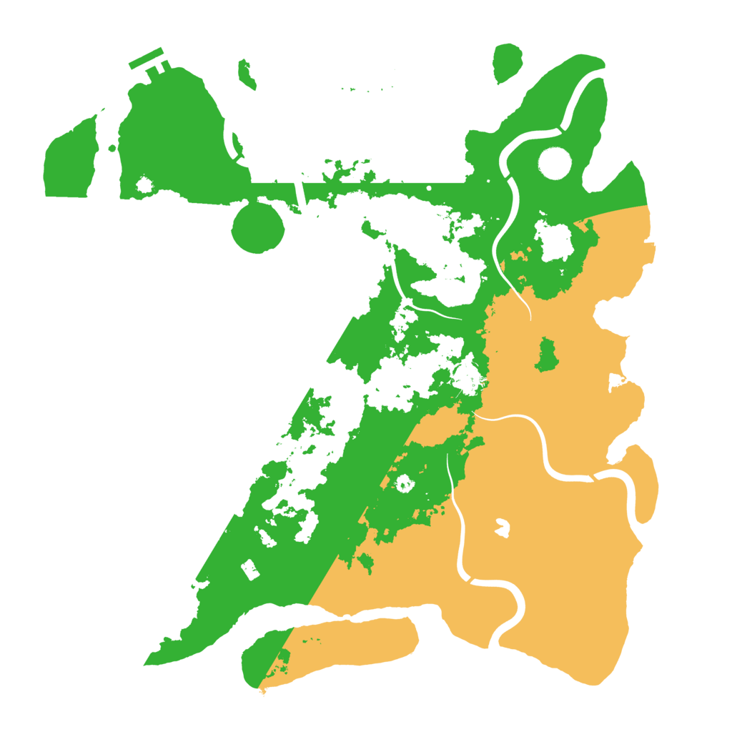 Biome Rust Map: Procedural Map, Size: 4050, Seed: 1180205676