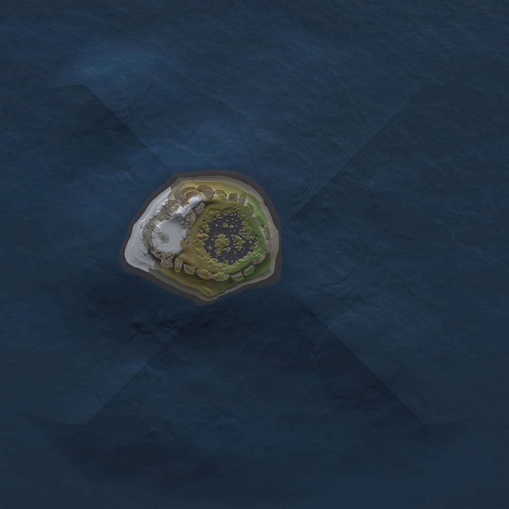 Rust Map: Procedural Map, Size: 1000, Seed: 2647, 3 Monuments