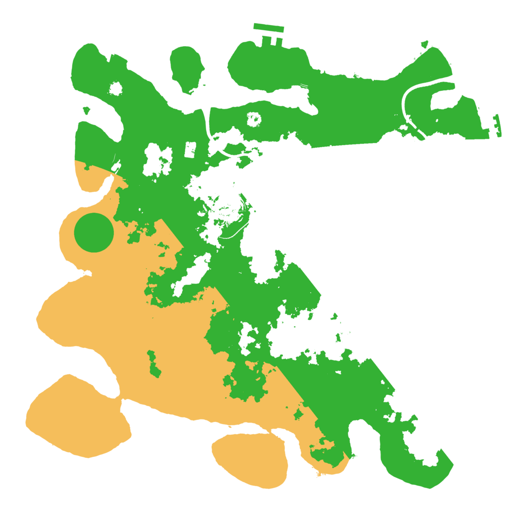 Biome Rust Map: Procedural Map, Size: 3500, Seed: 1548051652