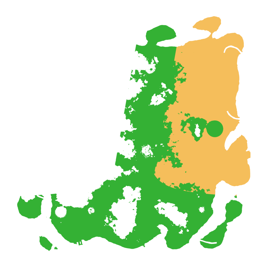 Biome Rust Map: Procedural Map, Size: 4250, Seed: 611045991