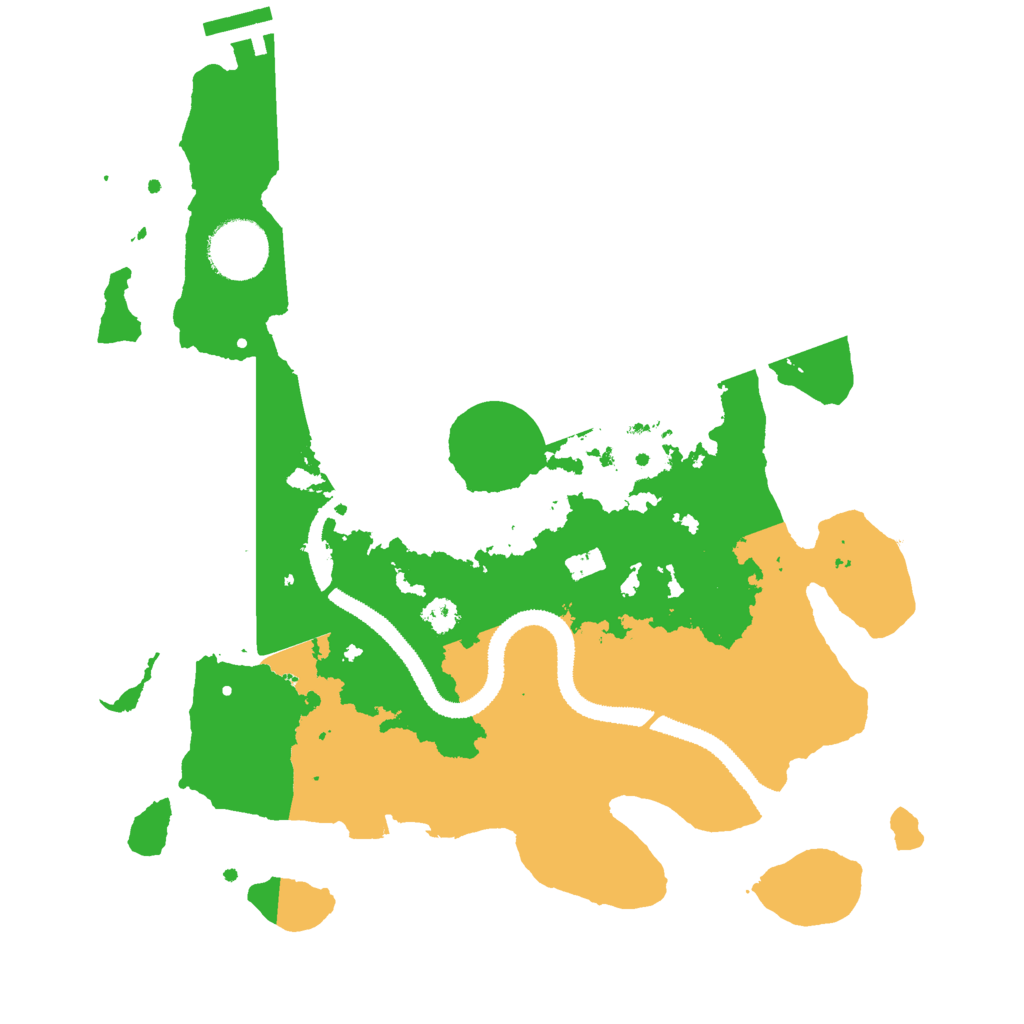 Biome Rust Map: Procedural Map, Size: 3000, Seed: 14262