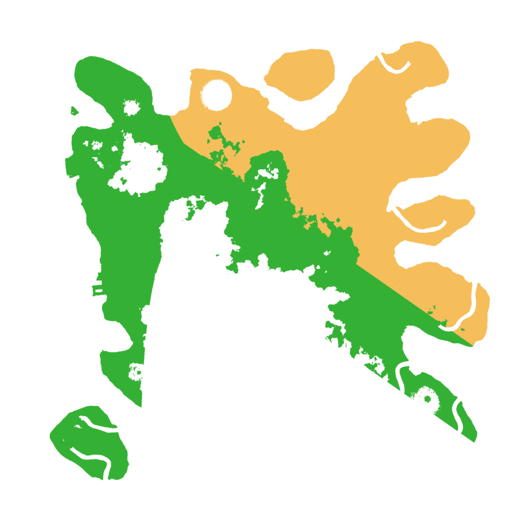 Biome Rust Map: Procedural Map, Size: 3000, Seed: 2053173246