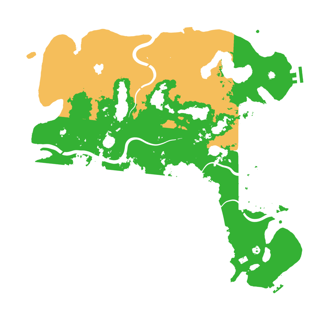 Biome Rust Map: Procedural Map, Size: 4000, Seed: 1806569949