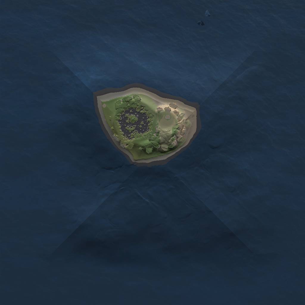 Rust Map: Procedural Map, Size: 1000, Seed: 56853, 3 Monuments