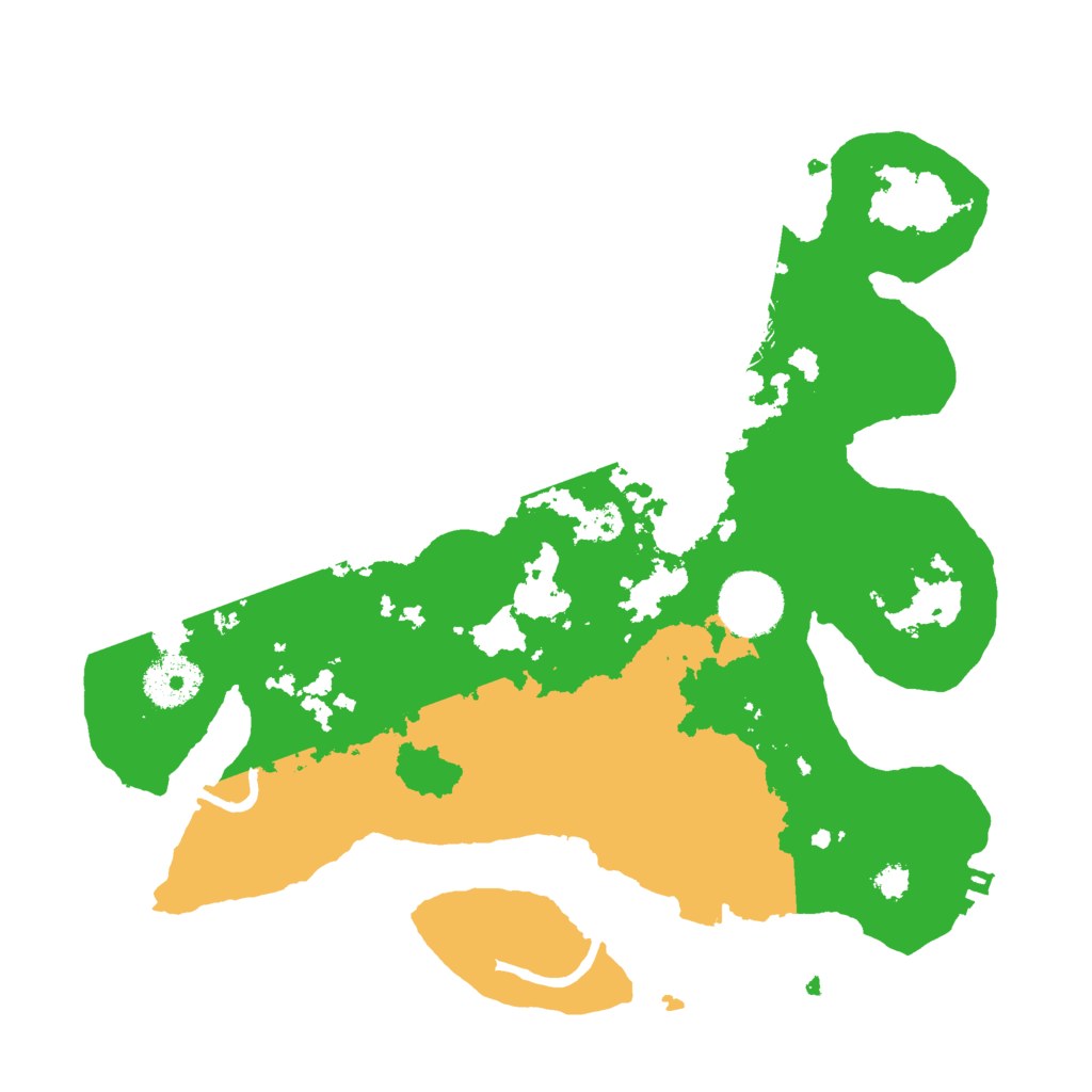 Biome Rust Map: Procedural Map, Size: 3000, Seed: 16030