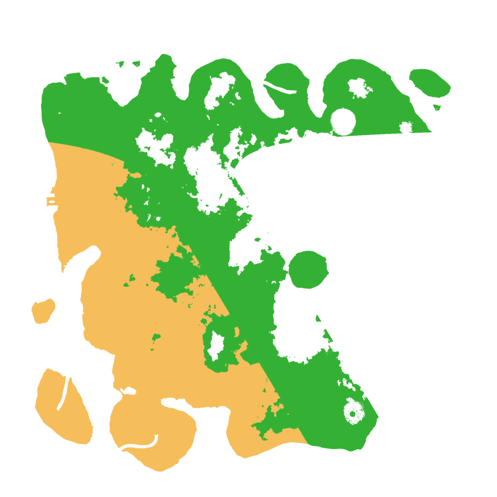 Biome Rust Map: Procedural Map, Size: 3500, Seed: 75835174