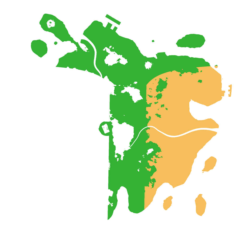 Biome Rust Map: Procedural Map, Size: 3000, Seed: 225412745