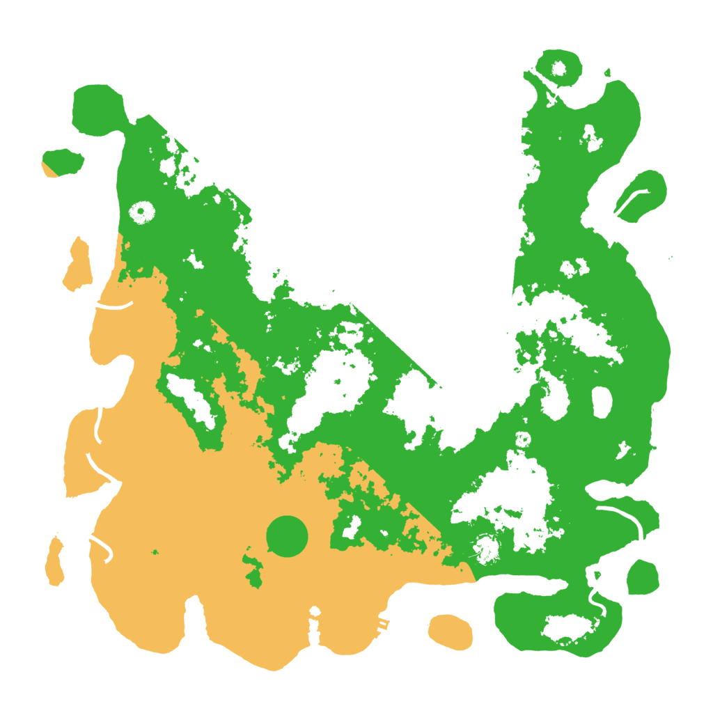 Biome Rust Map: Procedural Map, Size: 4500, Seed: 46607837
