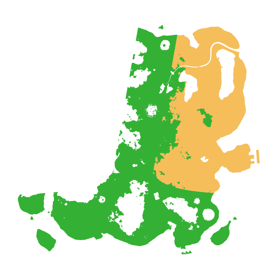 Biome Rust Map: Procedural Map, Size: 4000, Seed: 611045991