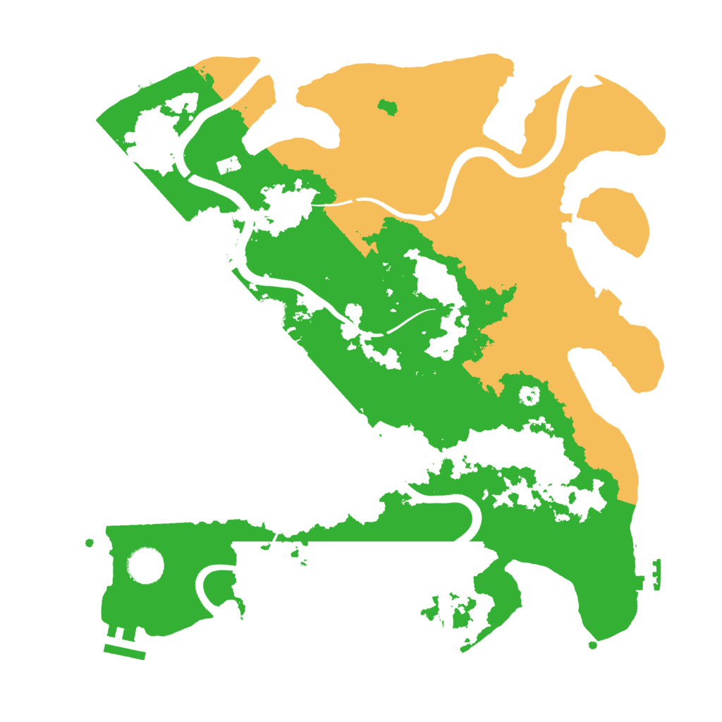 Biome Rust Map: Procedural Map, Size: 3500, Seed: 217948908