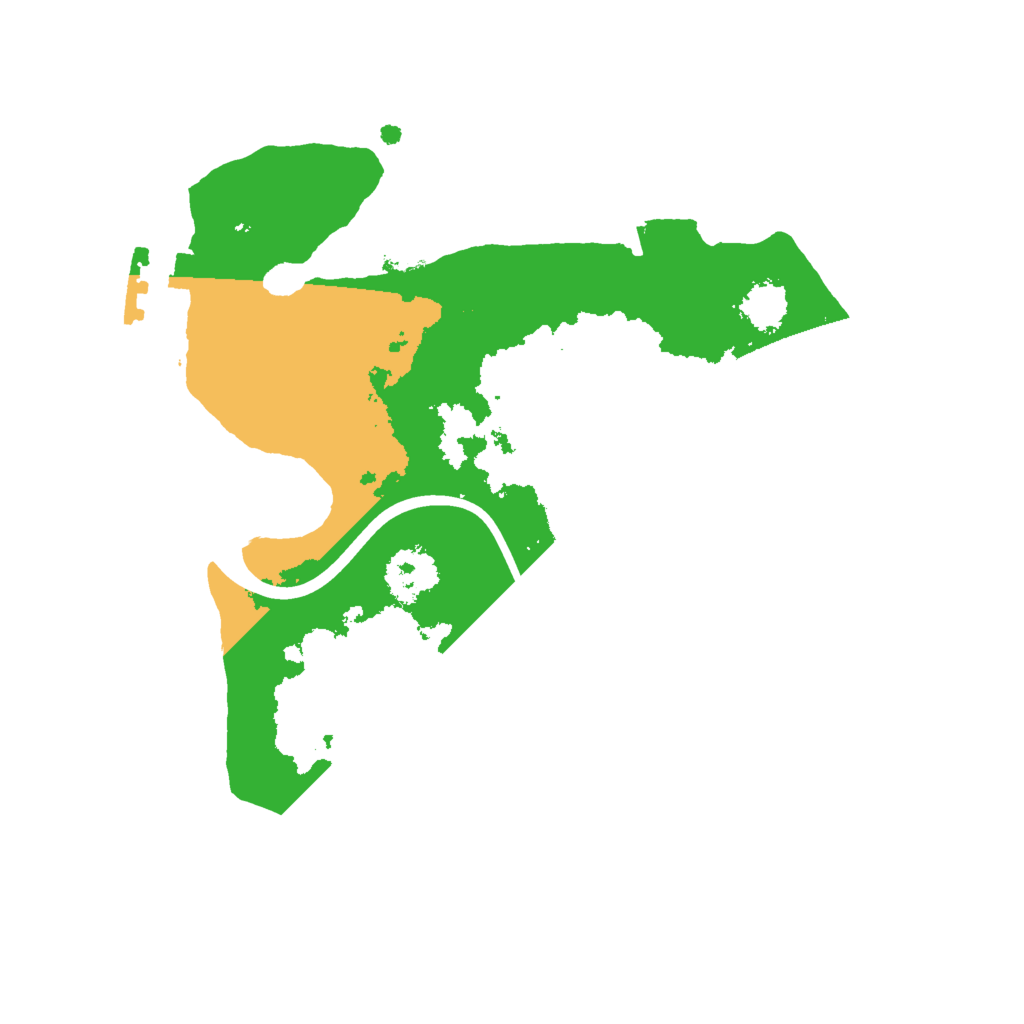 Biome Rust Map: Procedural Map, Size: 2000, Seed: 1614641506