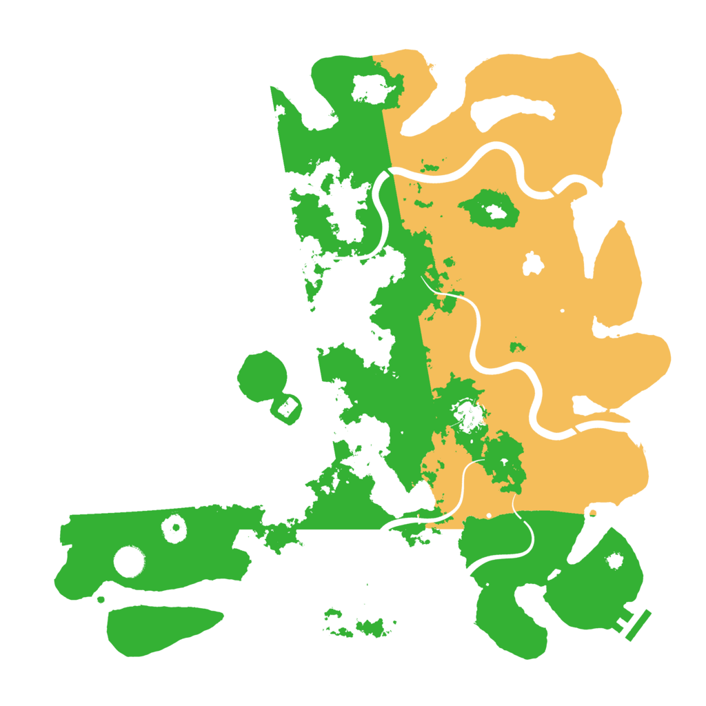 Biome Rust Map: Procedural Map, Size: 4000, Seed: 458362810