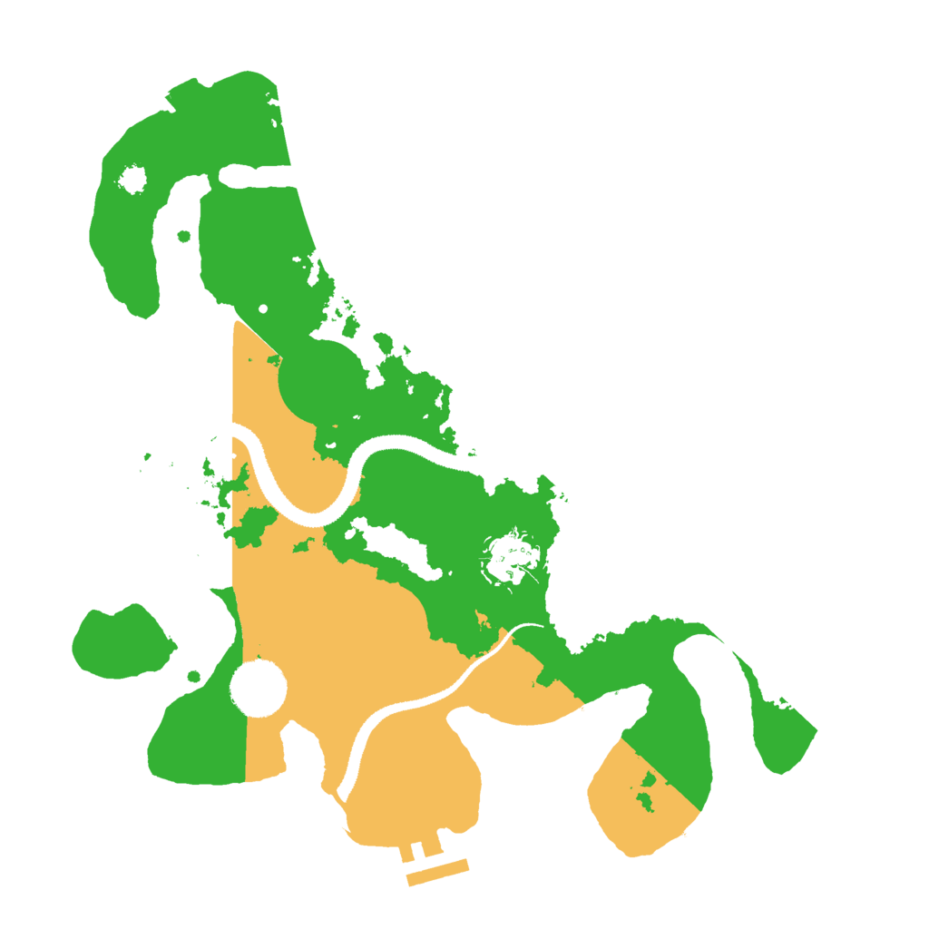 Biome Rust Map: Procedural Map, Size: 3000, Seed: 828023743