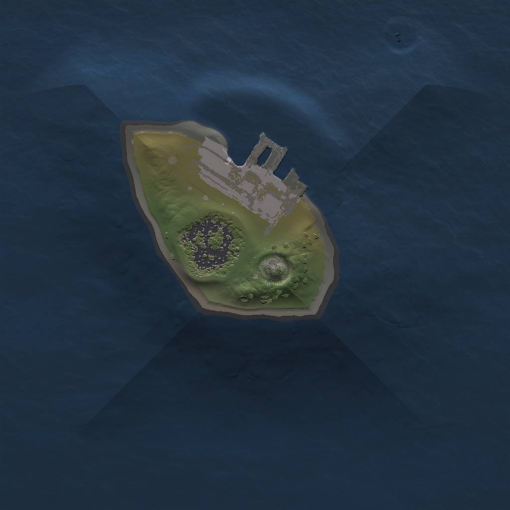 Rust Map: Procedural Map, Size: 1004, Seed: 1877724951, 4 Monuments