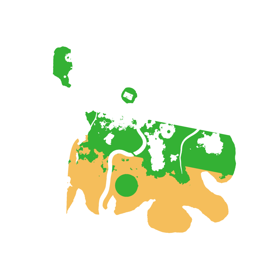 Biome Rust Map: Procedural Map, Size: 3000, Seed: 657466253