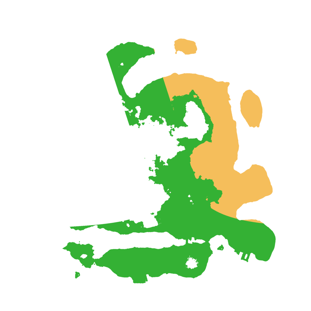 Biome Rust Map: Procedural Map, Size: 2500, Seed: 702027391