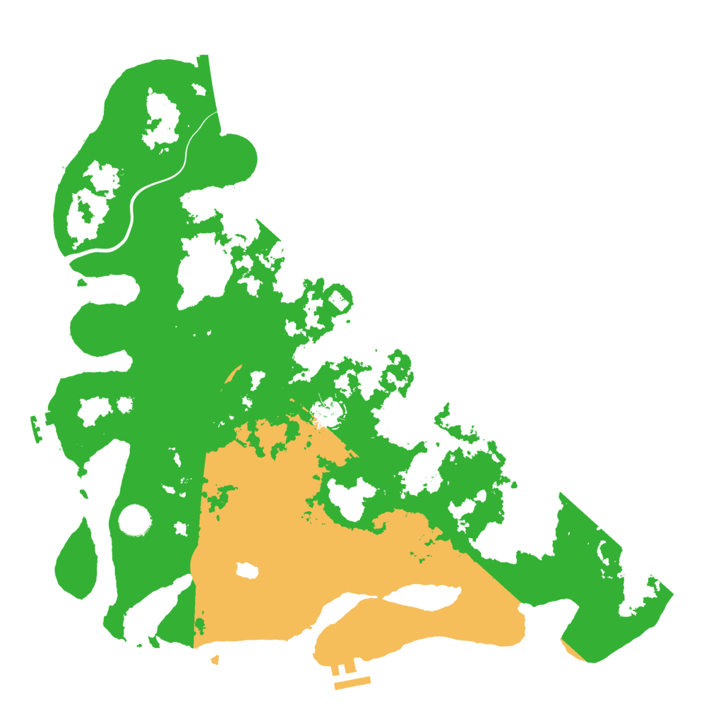 Biome Rust Map: Procedural Map, Size: 4000, Seed: 486280850