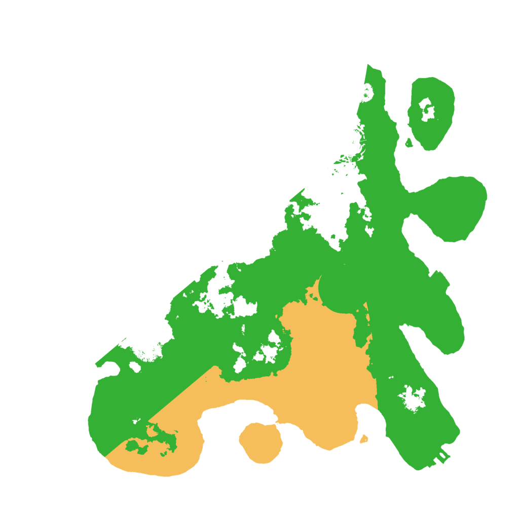 Biome Rust Map: Procedural Map, Size: 3000, Seed: 908519304