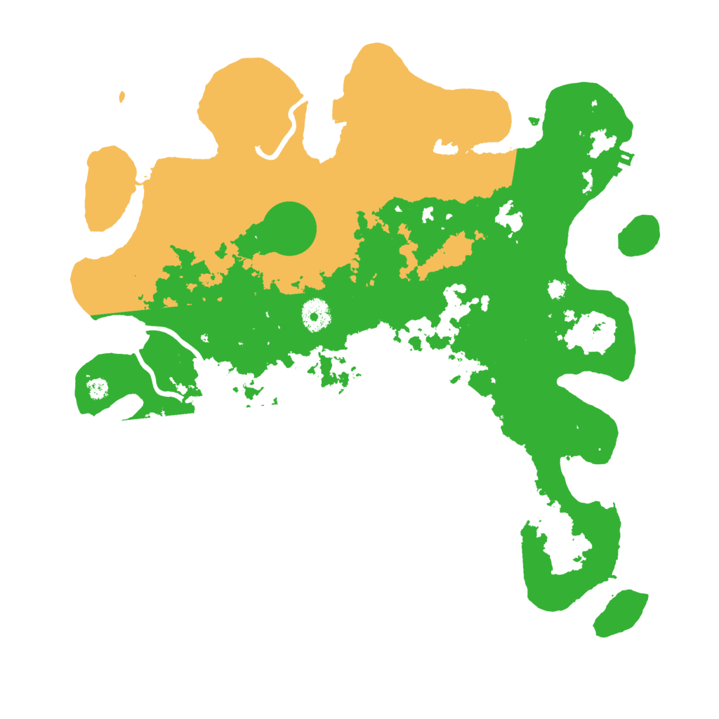 Biome Rust Map: Procedural Map, Size: 3500, Seed: 205894108