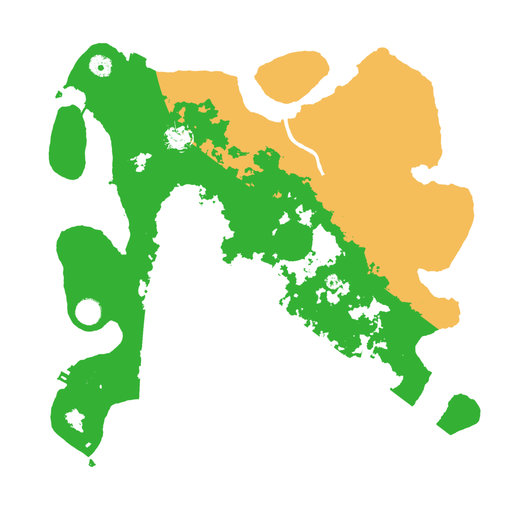 Biome Rust Map: Procedural Map, Size: 3500, Seed: 316876198