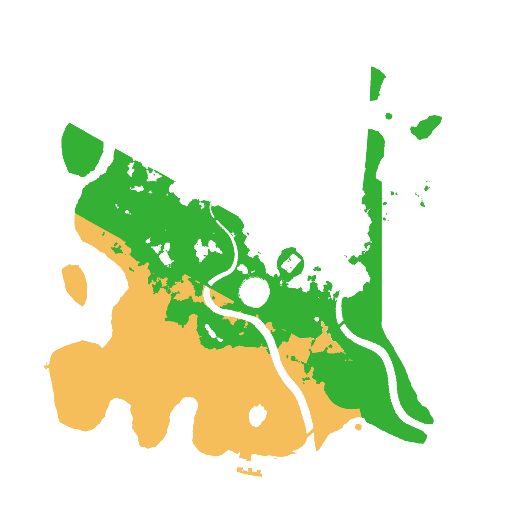 Biome Rust Map: Procedural Map, Size: 3000, Seed: 685190459