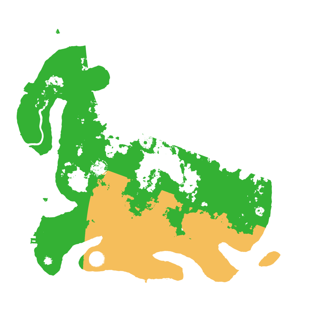 Biome Rust Map: Procedural Map, Size: 3500, Seed: 1991798375