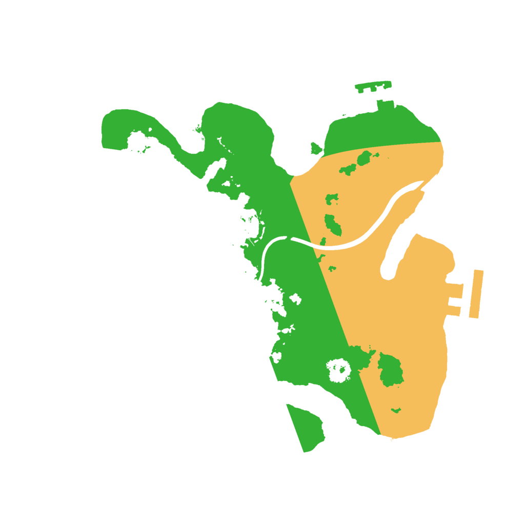 Biome Rust Map: Procedural Map, Size: 2200, Seed: 1502073447