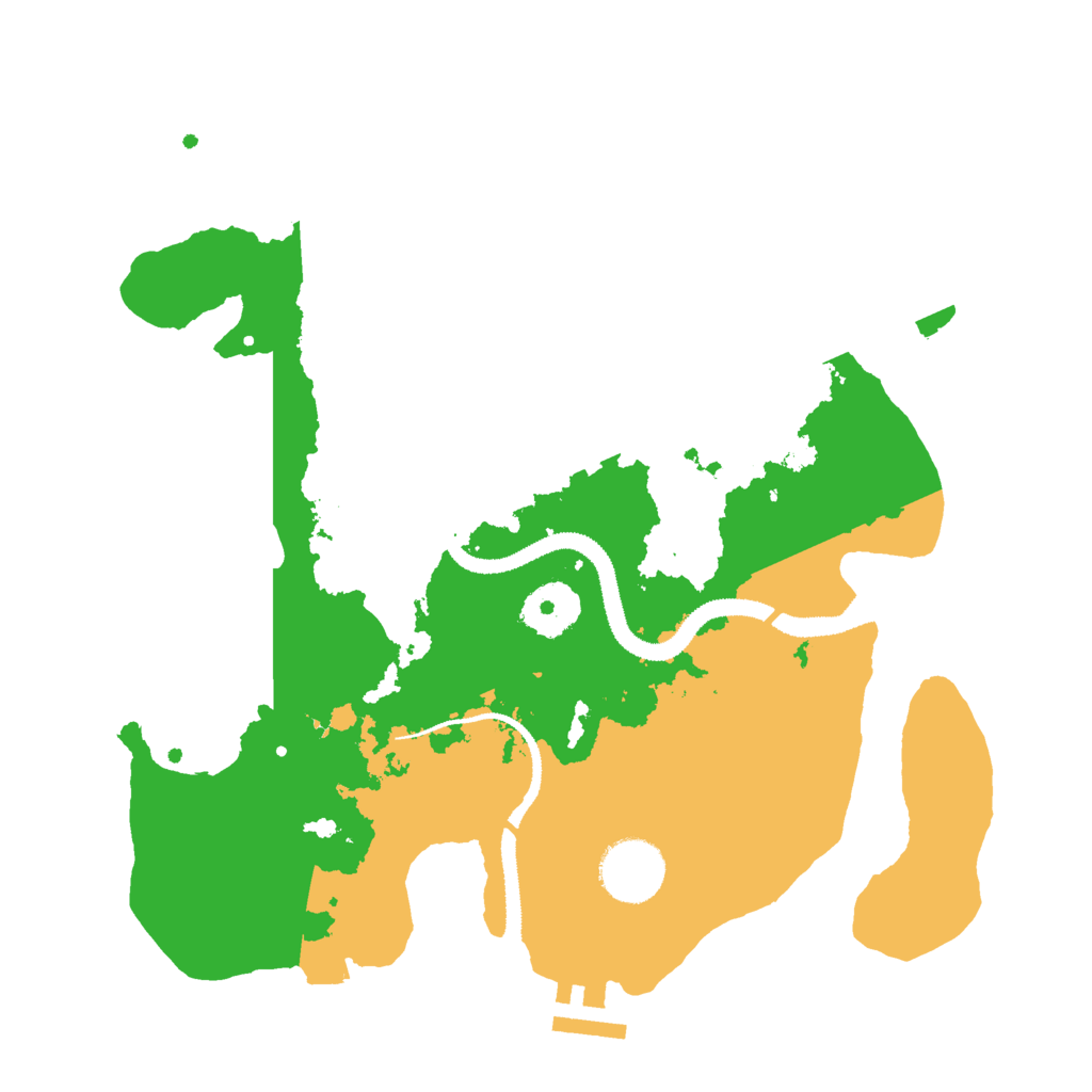 Biome Rust Map: Procedural Map, Size: 3000, Seed: 1145692579