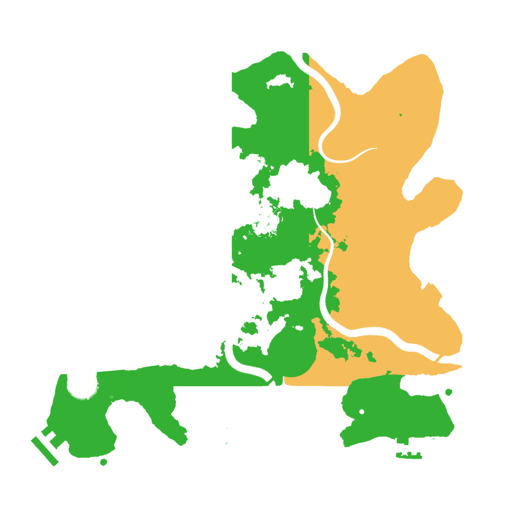 Biome Rust Map: Procedural Map, Size: 3000, Seed: 1583895010