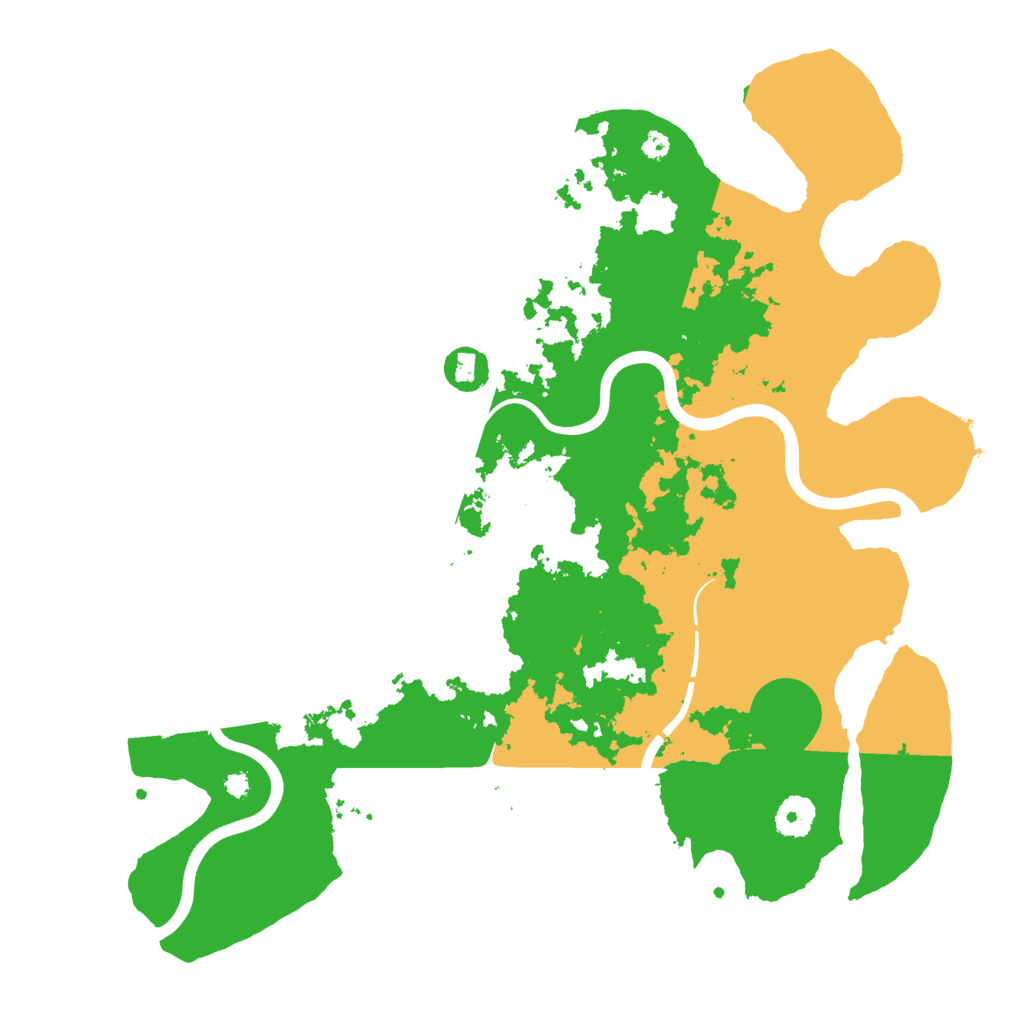 Biome Rust Map: Procedural Map, Size: 3800, Seed: 859096309