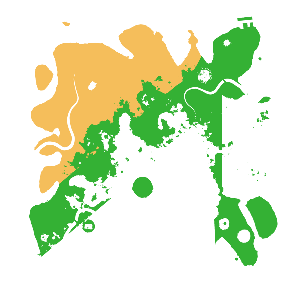 Biome Rust Map: Procedural Map, Size: 4000, Seed: 12777