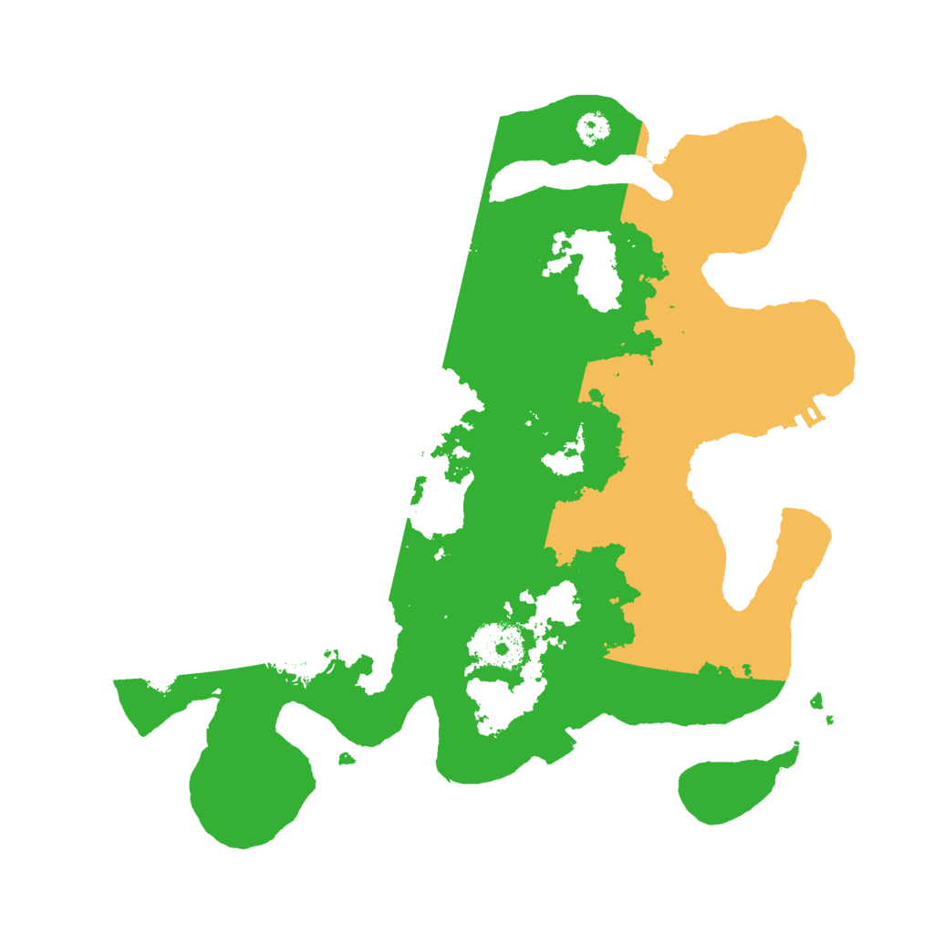 Biome Rust Map: Procedural Map, Size: 3000, Seed: 1246790809