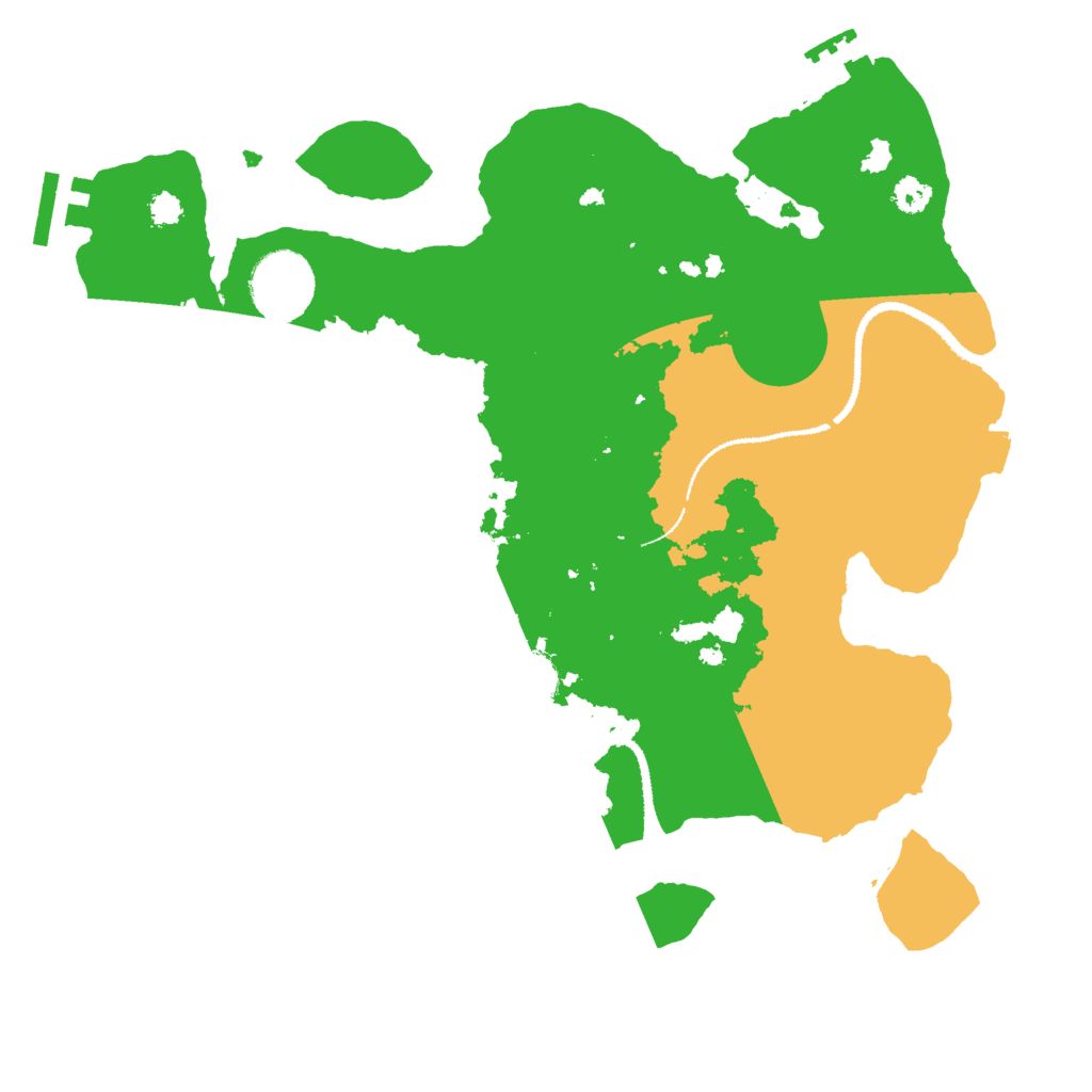 Biome Rust Map: Procedural Map, Size: 3000, Seed: 1570755397