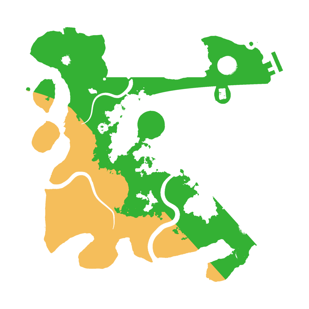 Biome Rust Map: Procedural Map, Size: 3000, Seed: 648253